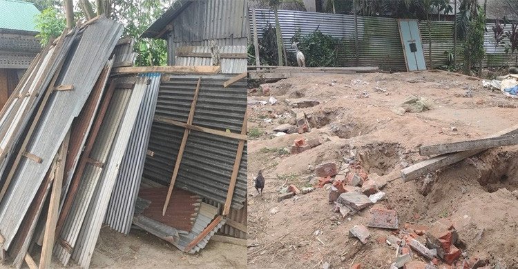 সুদের টাকা না পেয়ে কৃষকের বাড়ি ভাঙচুর-লুটপাট করলেন ইমাম